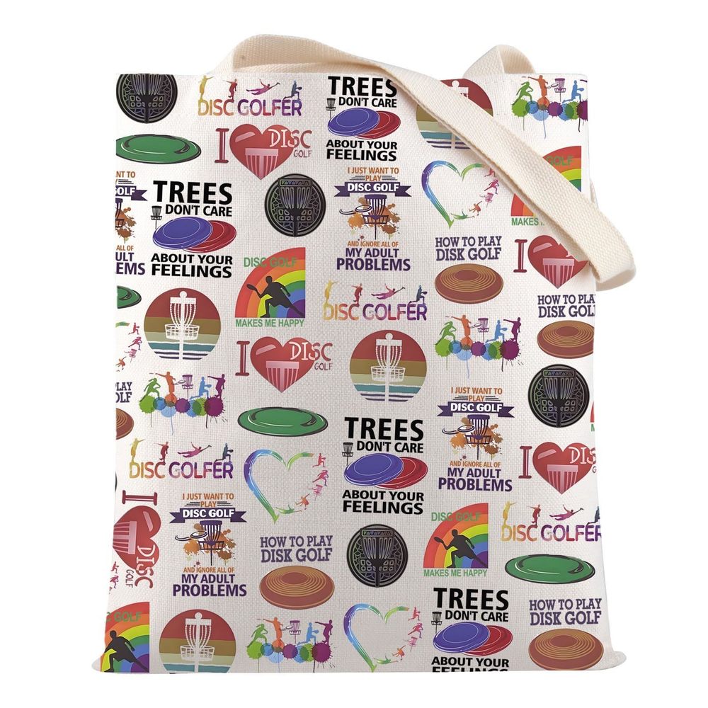 Disc Golf Lover Gift Disc Golf Makes Me Hay Shoing Bag Disc Golf Team ;)